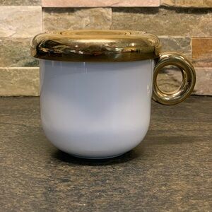 ANTHROPOLOGIE | Arlo Stoneware Mug And Cover/Coaster